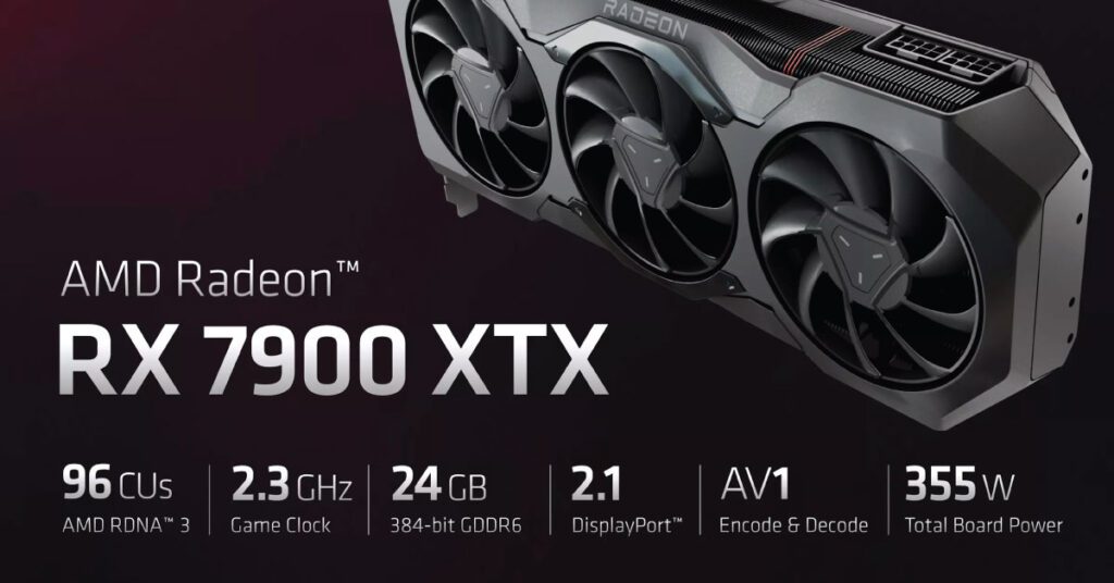 Best Graphics Card for Gaming: The AMD Radeon RX 7900 XTX