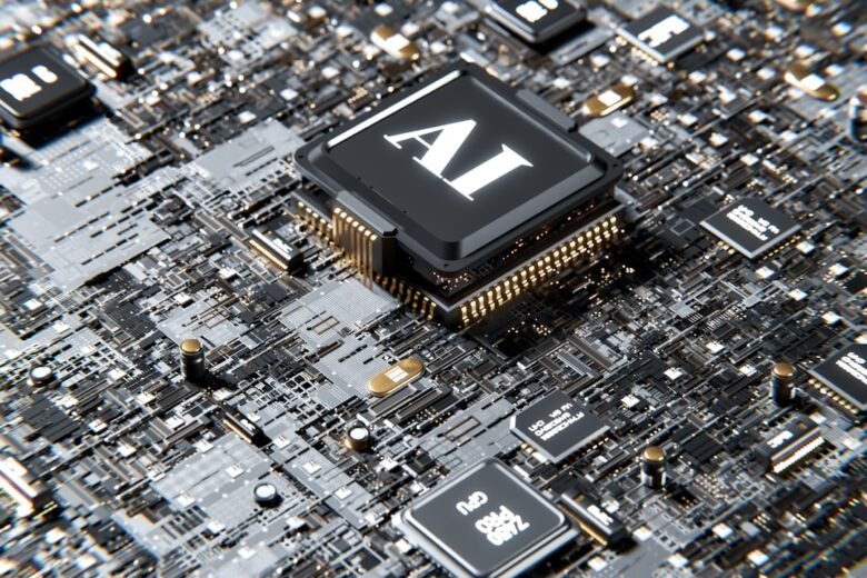AI processors representing Apple and Nvidia server infrastructure