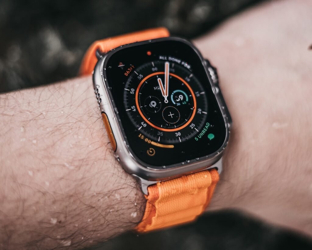 Apple Watch Ultra on wrist illustrating Apple Watch Ultra 4 coverage