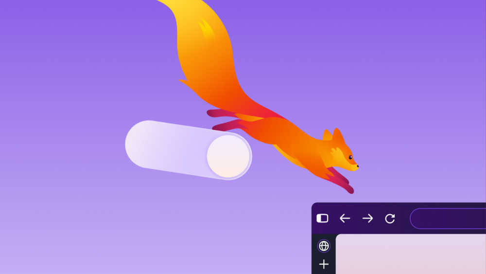 Firefox 157 redesign artwork showing the Firefox fox over a purple browser interface; image: Mozilla
