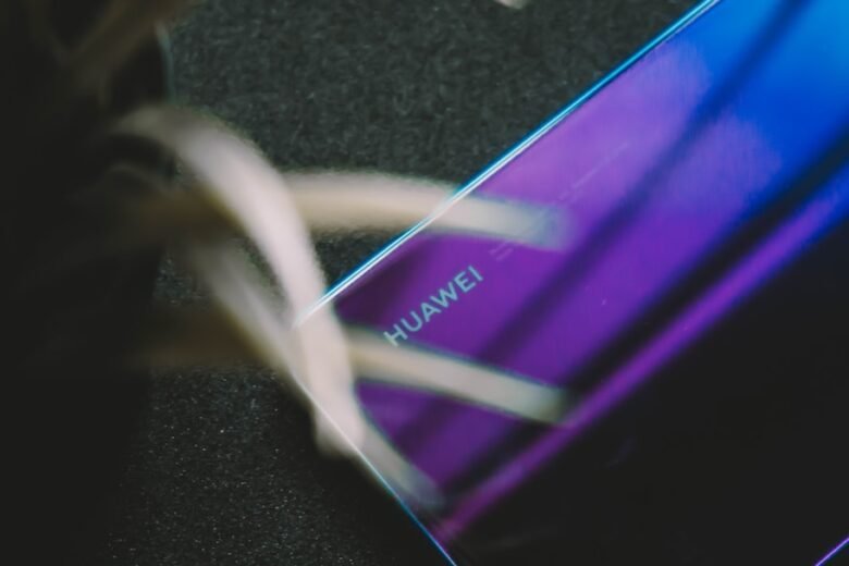 Huawei device representing the company's Ascend AI chip and computing roadmap