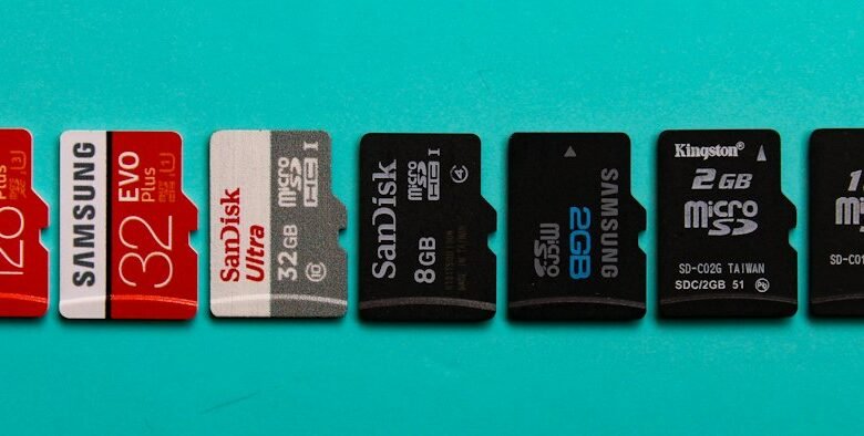Memory cards illustrating how to read SD card labels and specifications