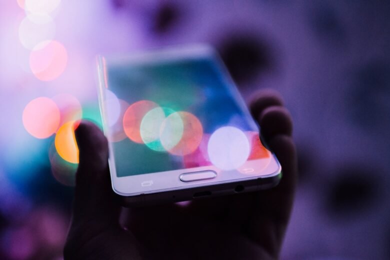 Bright smartphone display representing Samsung Display M16 OLED technology