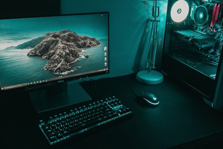 Gaming PC representing SteamOS development support for Nvidia graphics