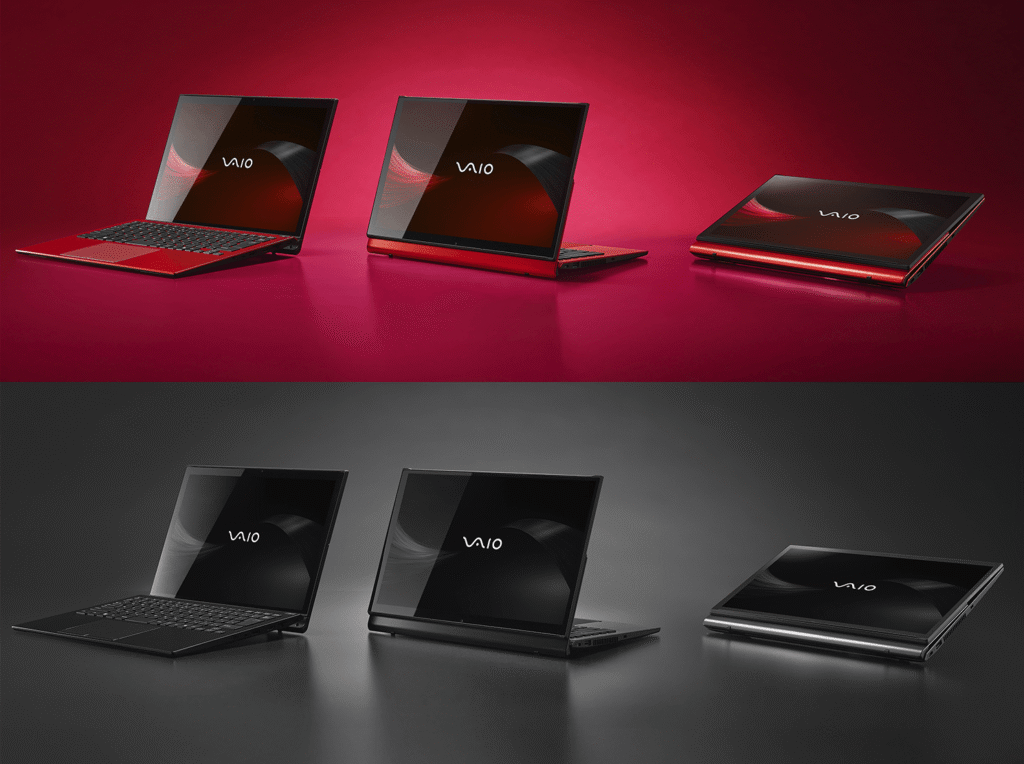 VAIO T convertible laptop shown in official VAIO product photography