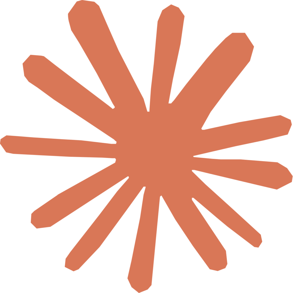 Orange Claude AI symbol associated with Anthropic
