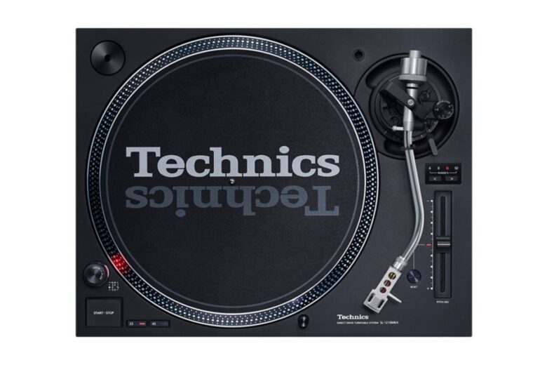 Technics SL-1210MKX direct-drive DJ turntable viewed from above