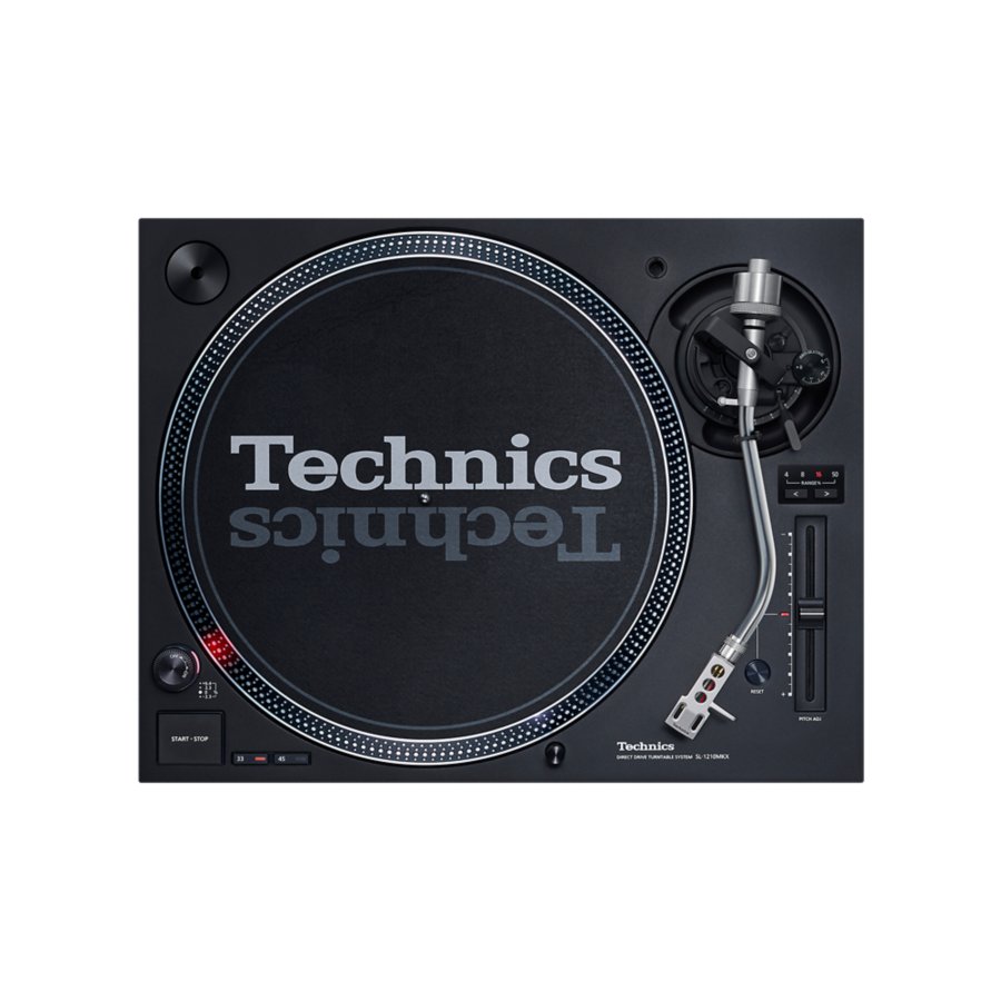 Technics SL-1210MKX direct-drive DJ turntable viewed from above