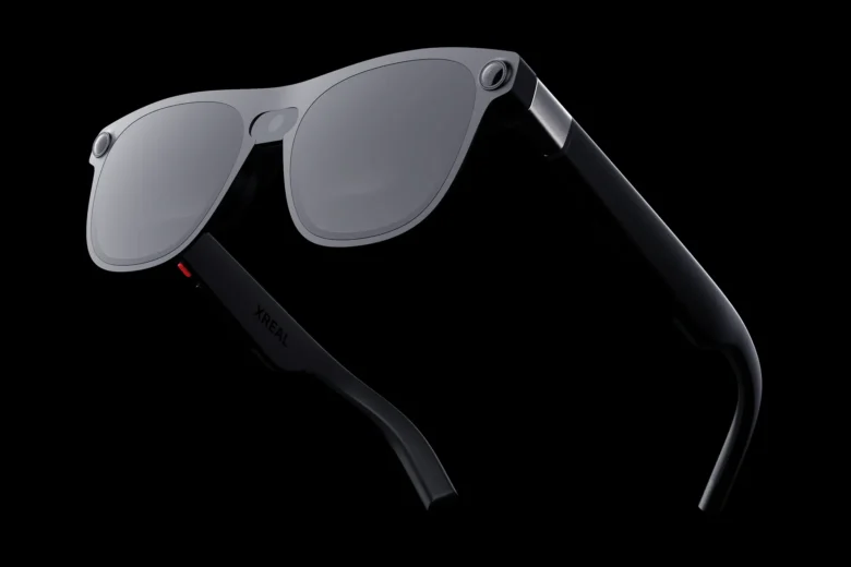 XREAL Aura optical see-through Android XR glasses in black